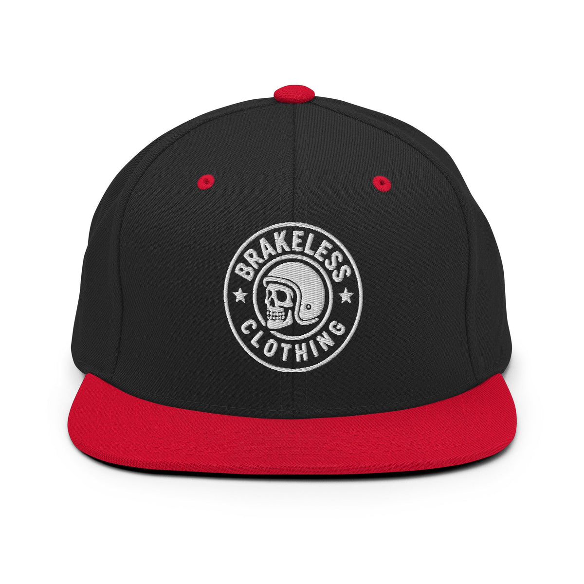 Brakeless Skull Logo - Snapback Hat - BRAKELESS
