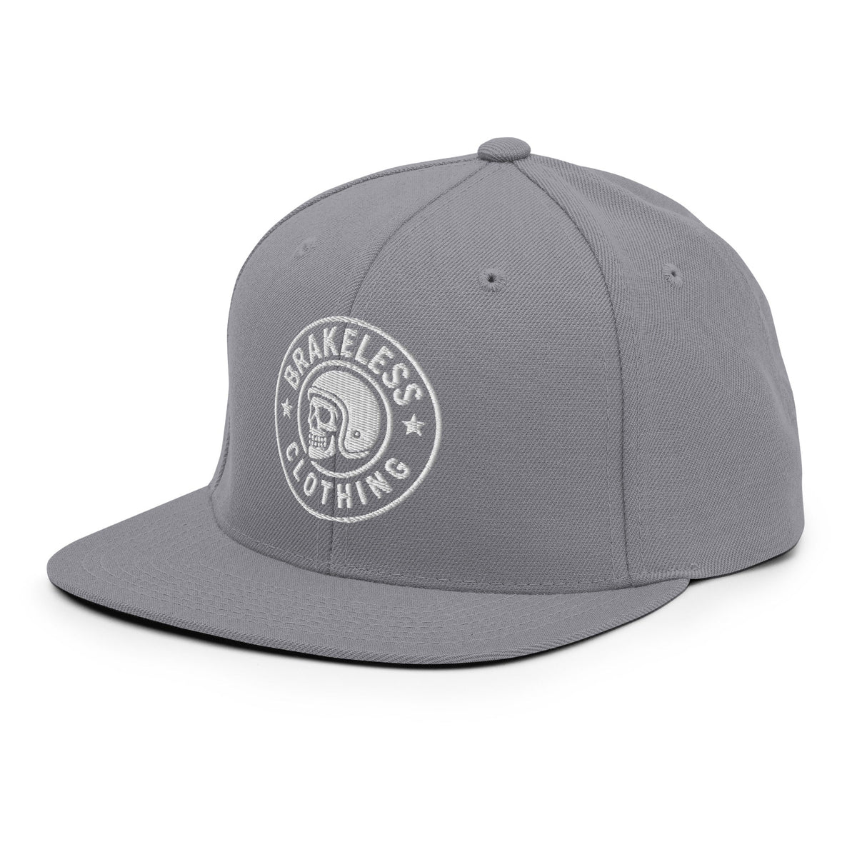 Brakeless Skull Logo - Snapback Hat - BRAKELESS