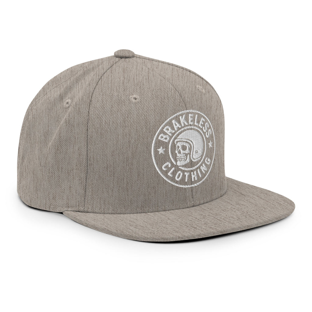Brakeless Skull Logo - Snapback Hat - BRAKELESS