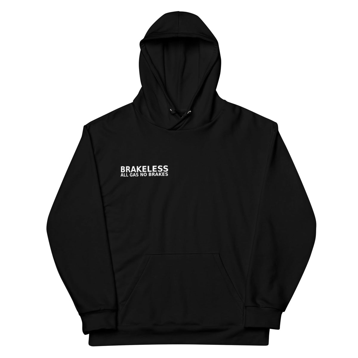 BRAKELESS SKULL Unisex cotton hoodie - BRAKELESS