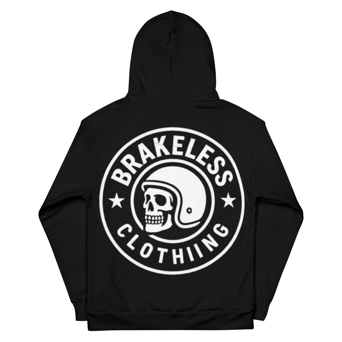 BRAKELESS SKULL Unisex cotton hoodie - BRAKELESS