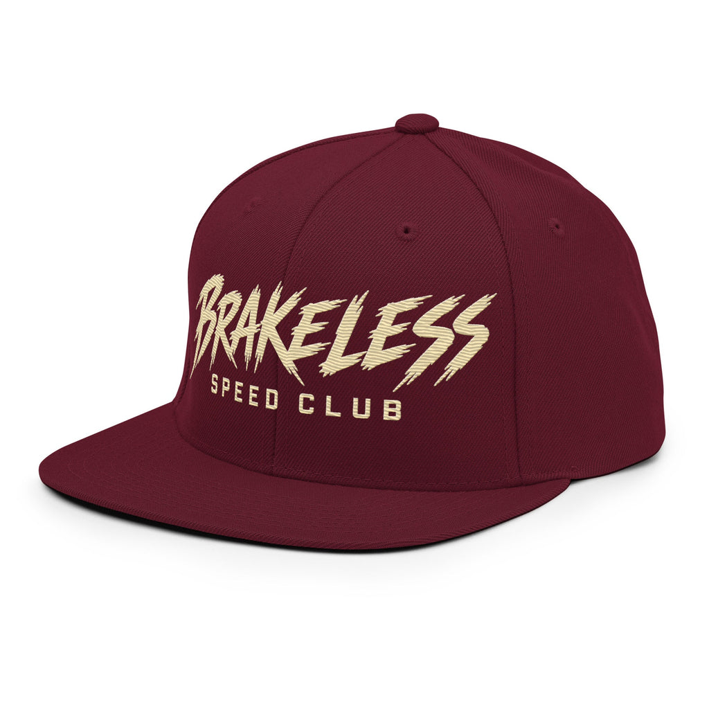 BRAKELESS SPEED CLUB - Snapback Hat - BRAKELESS