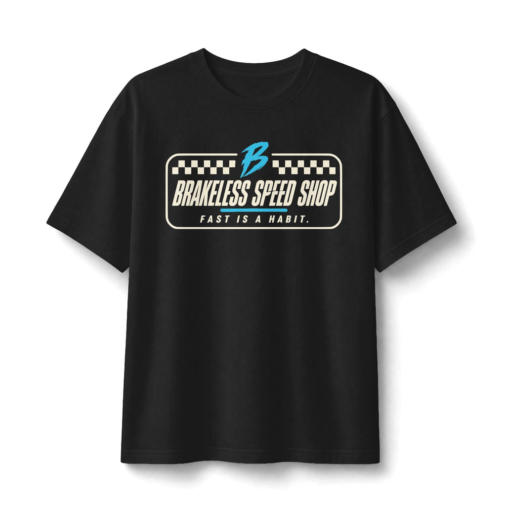 Brakeless Speed Shop 'Fast Is A Habit' Tee - T-Shirt - BRAKELESS