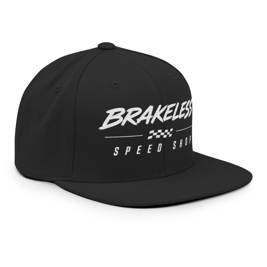 BRAKELESS SPEED SHOP SNAPBACK HAT - BRAKELESS