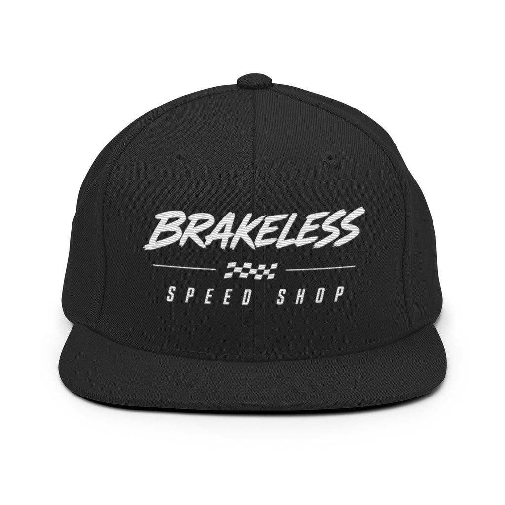 BRAKELESS SPEED SHOP SNAPBACK HAT - BRAKELESS