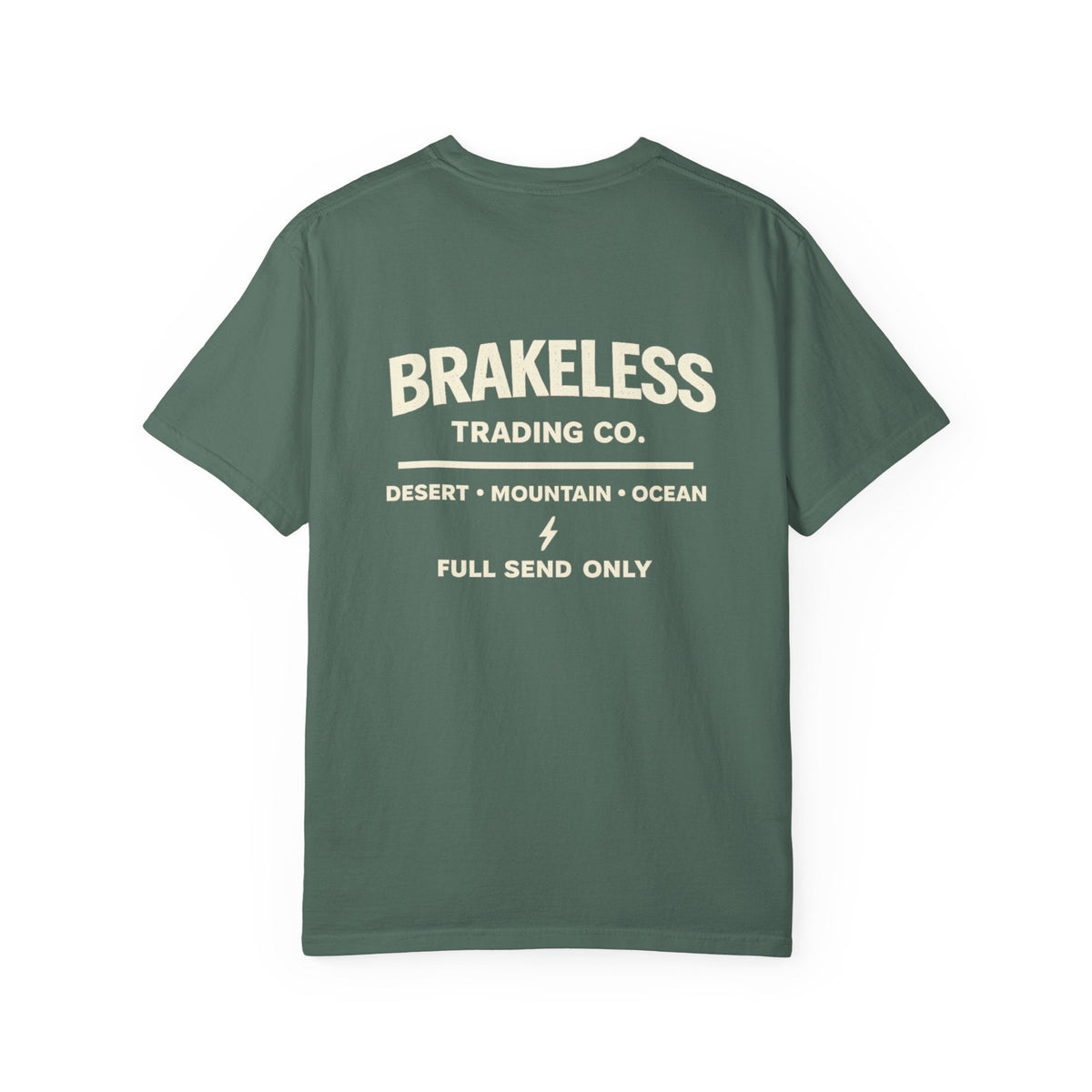 Brakeless Trading Co. Graphic T-Shirt – Desert • Mountain • Ocean Adventure Tee - T-Shirt - BRAKELESS