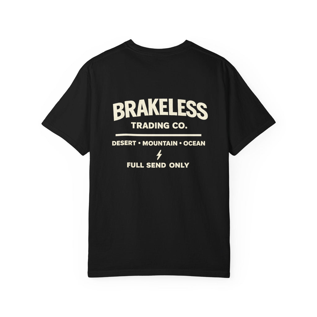 Brakeless Trading Co. Graphic T-Shirt – Desert • Mountain • Ocean Adventure Tee - T-Shirt - BRAKELESS