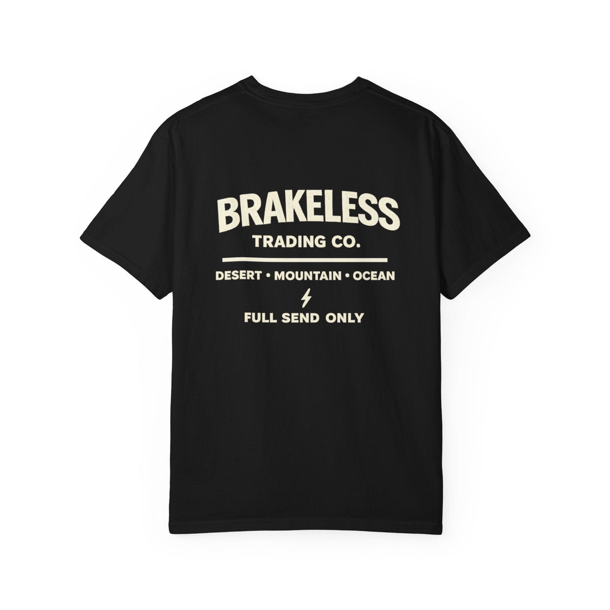 Brakeless Trading Co. Graphic T-Shirt – Desert • Mountain • Ocean Adventure Tee - T-Shirt - BRAKELESS