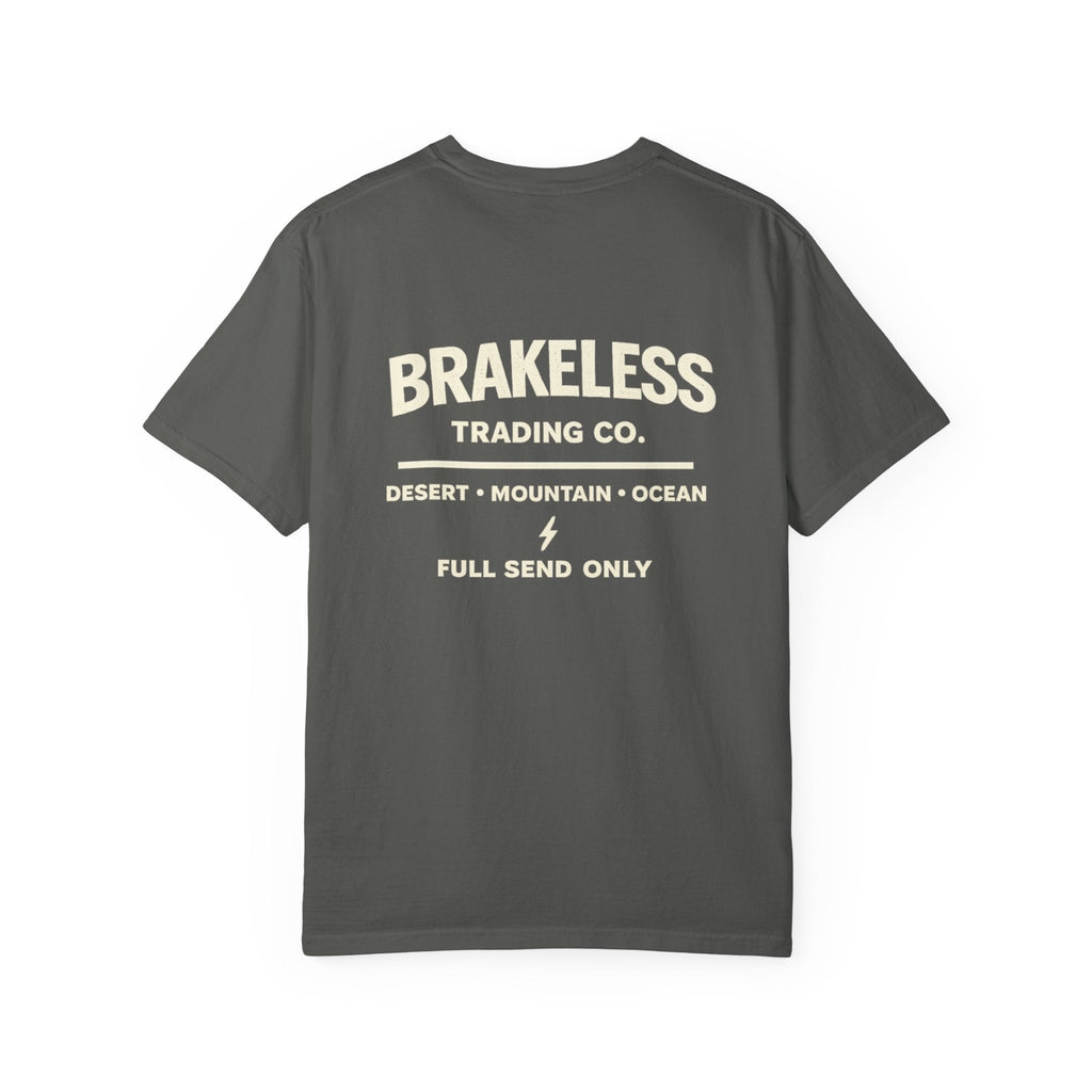 Brakeless Trading Co. Graphic T-Shirt – Desert • Mountain • Ocean Adventure Tee - T-Shirt - BRAKELESS