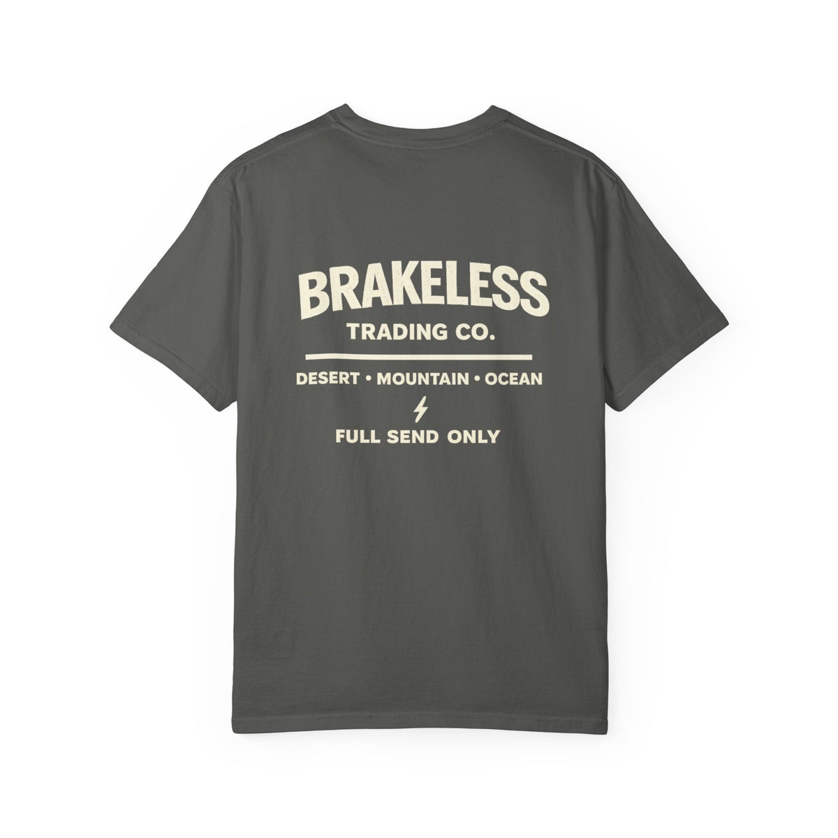Brakeless Trading Co. Graphic T-Shirt – Desert • Mountain • Ocean Adventure Tee - T-Shirt - BRAKELESS