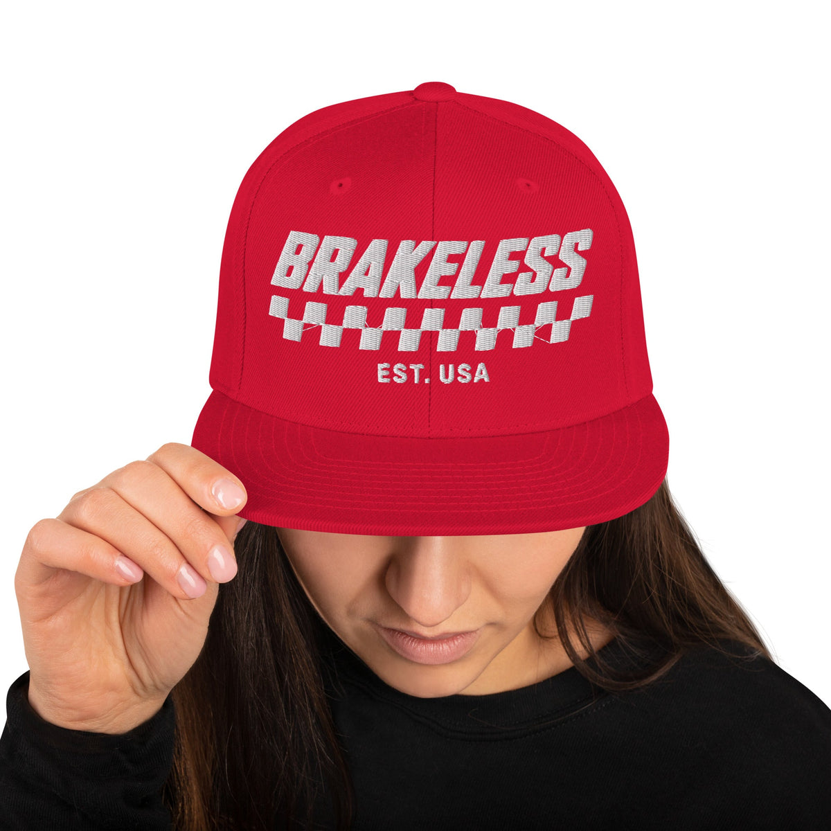 BRAKELESS USA STAR SNAPBACK HAT - BRAKELESS