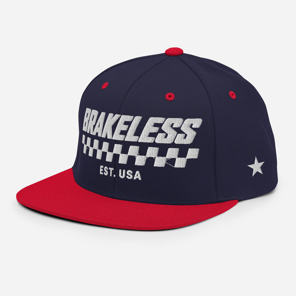 BRAKELESS USA STAR SNAPBACK HAT - BRAKELESS
