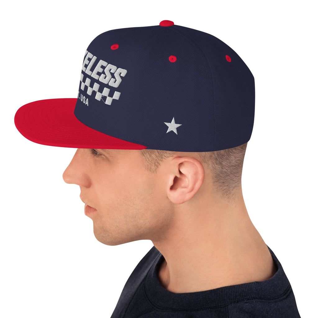 BRAKELESS USA STAR SNAPBACK HAT - BRAKELESS