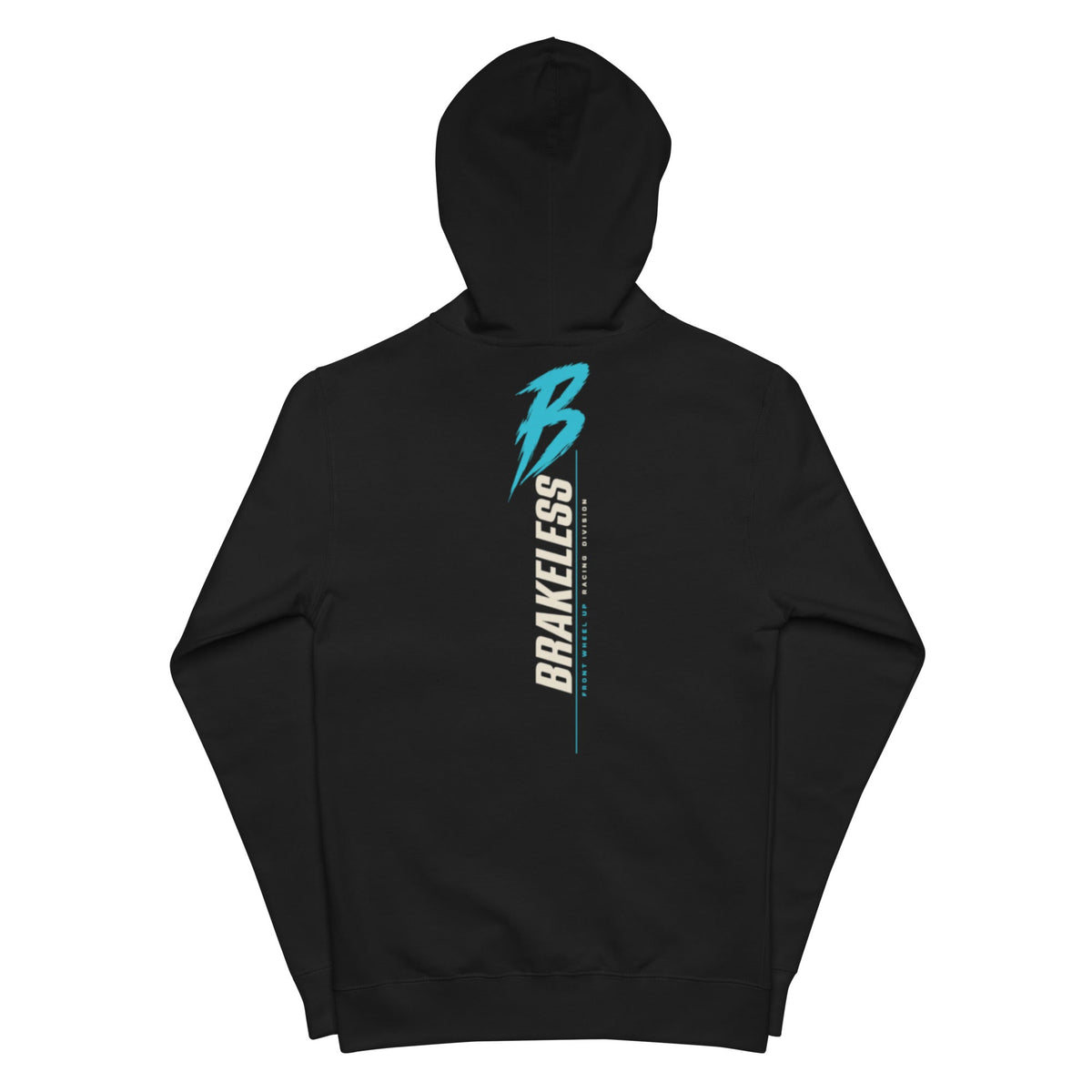 BRKLSS Racing Division - (Unisex fleece zip up hoodie) - BRAKELESS