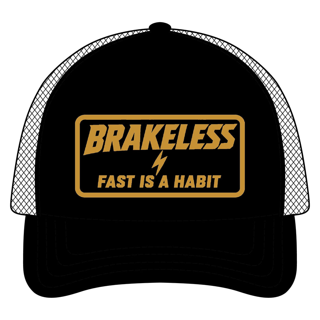 Fast Is a Habit - 5 Panel Trucker Hat - Hats - BRAKELESS