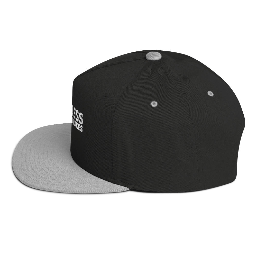ALL GAS NO BRAKES Flat Bill Cap - BRAKELESS