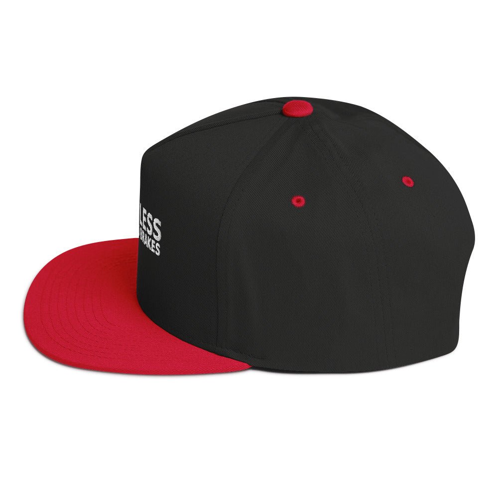 ALL GAS NO BRAKES Flat Bill Cap - BRAKELESS