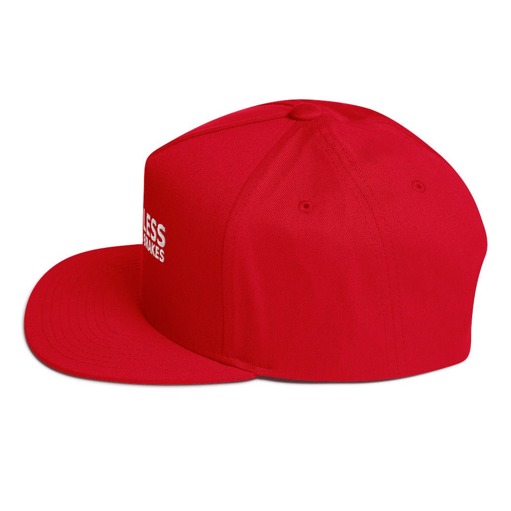 ALL GAS NO BRAKES Flat Bill Cap - BRAKELESS