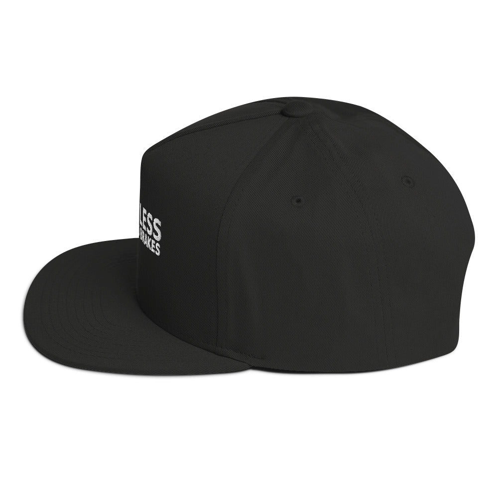 ALL GAS NO BRAKES Flat Bill Cap - BRAKELESS