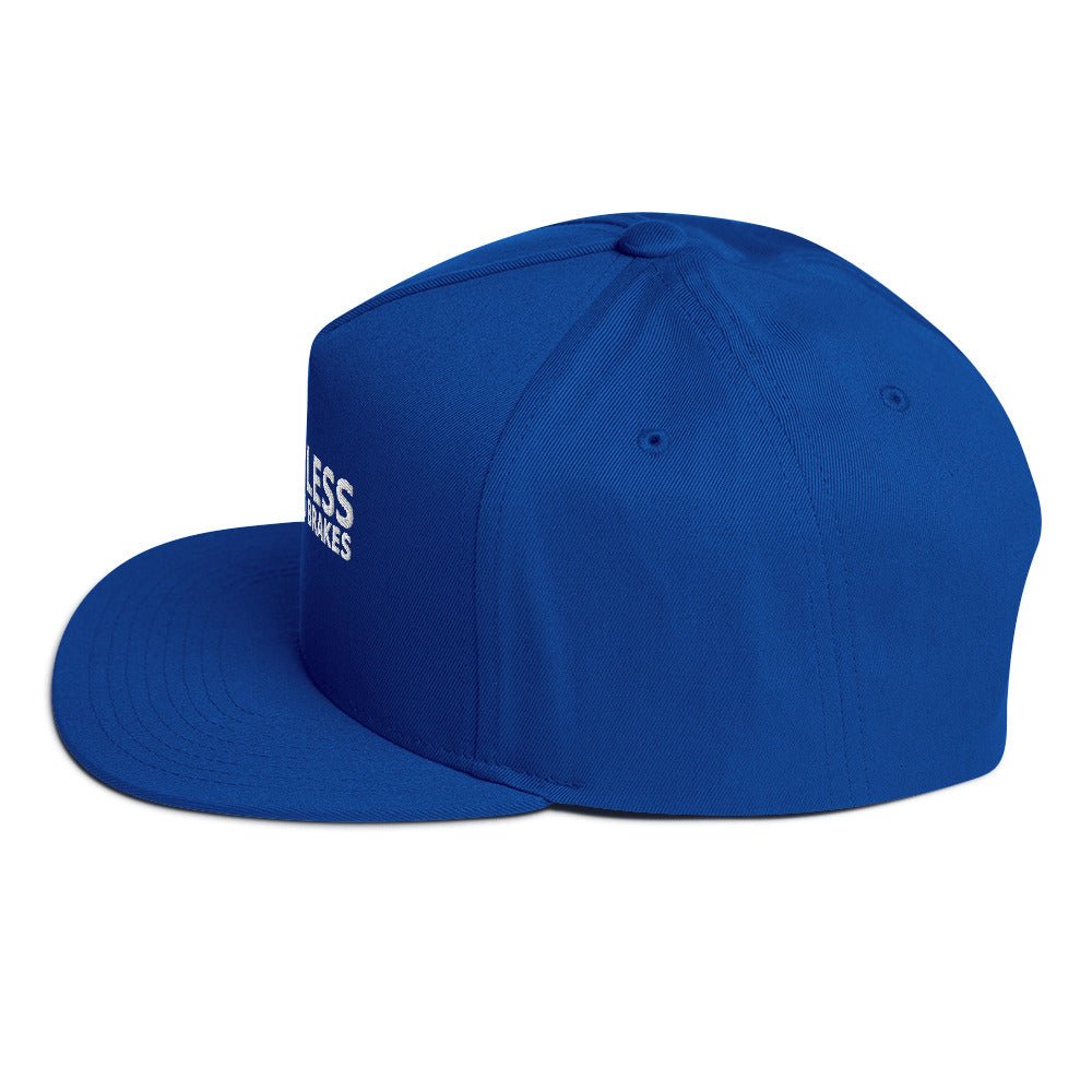 ALL GAS NO BRAKES Flat Bill Cap - BRAKELESS