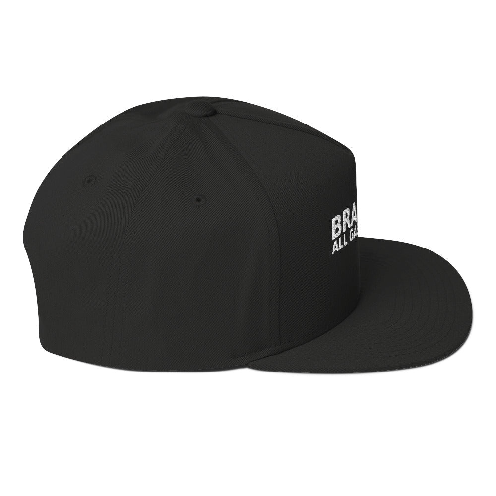ALL GAS NO BRAKES Flat Bill Cap - BRAKELESS