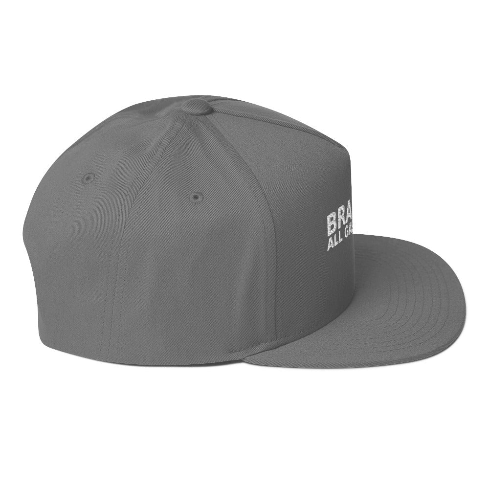ALL GAS NO BRAKES Flat Bill Cap - BRAKELESS