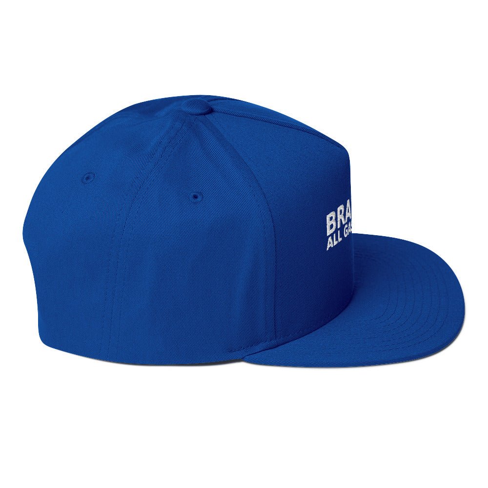 ALL GAS NO BRAKES Flat Bill Cap - BRAKELESS