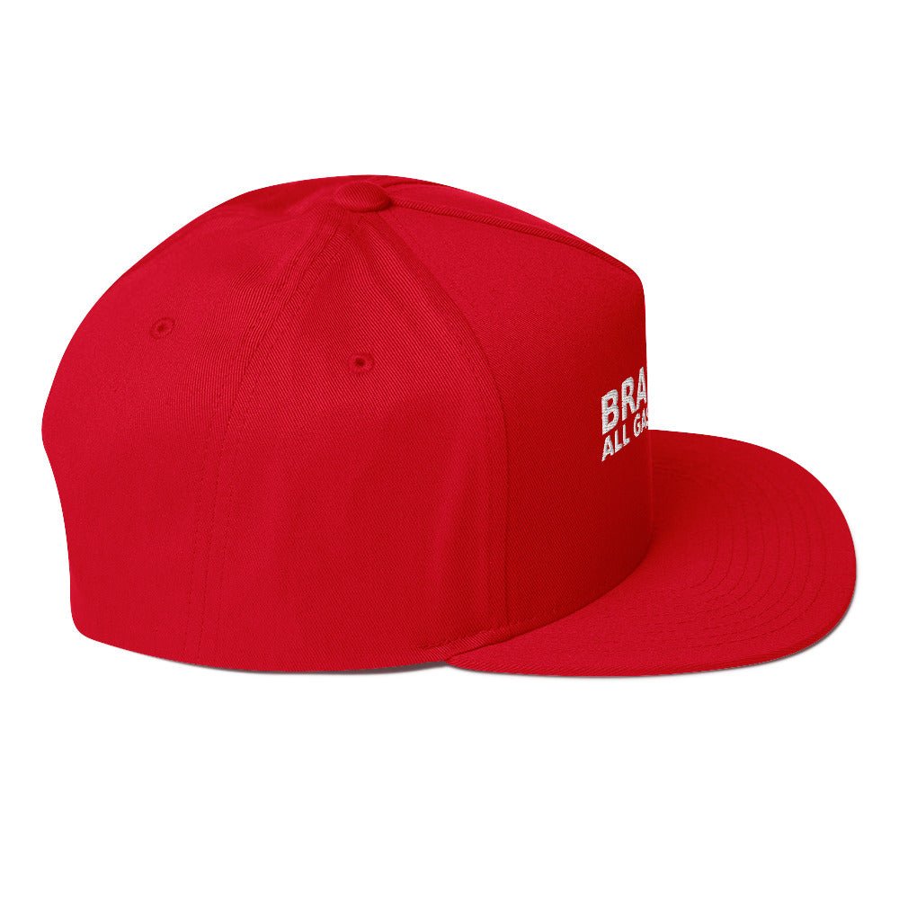 ALL GAS NO BRAKES Flat Bill Cap - BRAKELESS