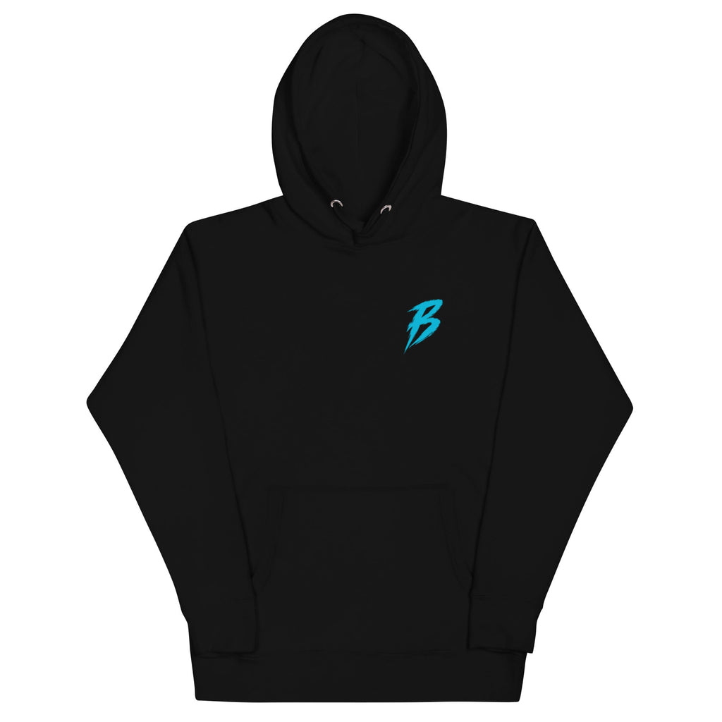 FRONT WHEEL UP - MOTO SUPPLY BRKLSS (Unisex Premium Hoodie) - BRAKELESS