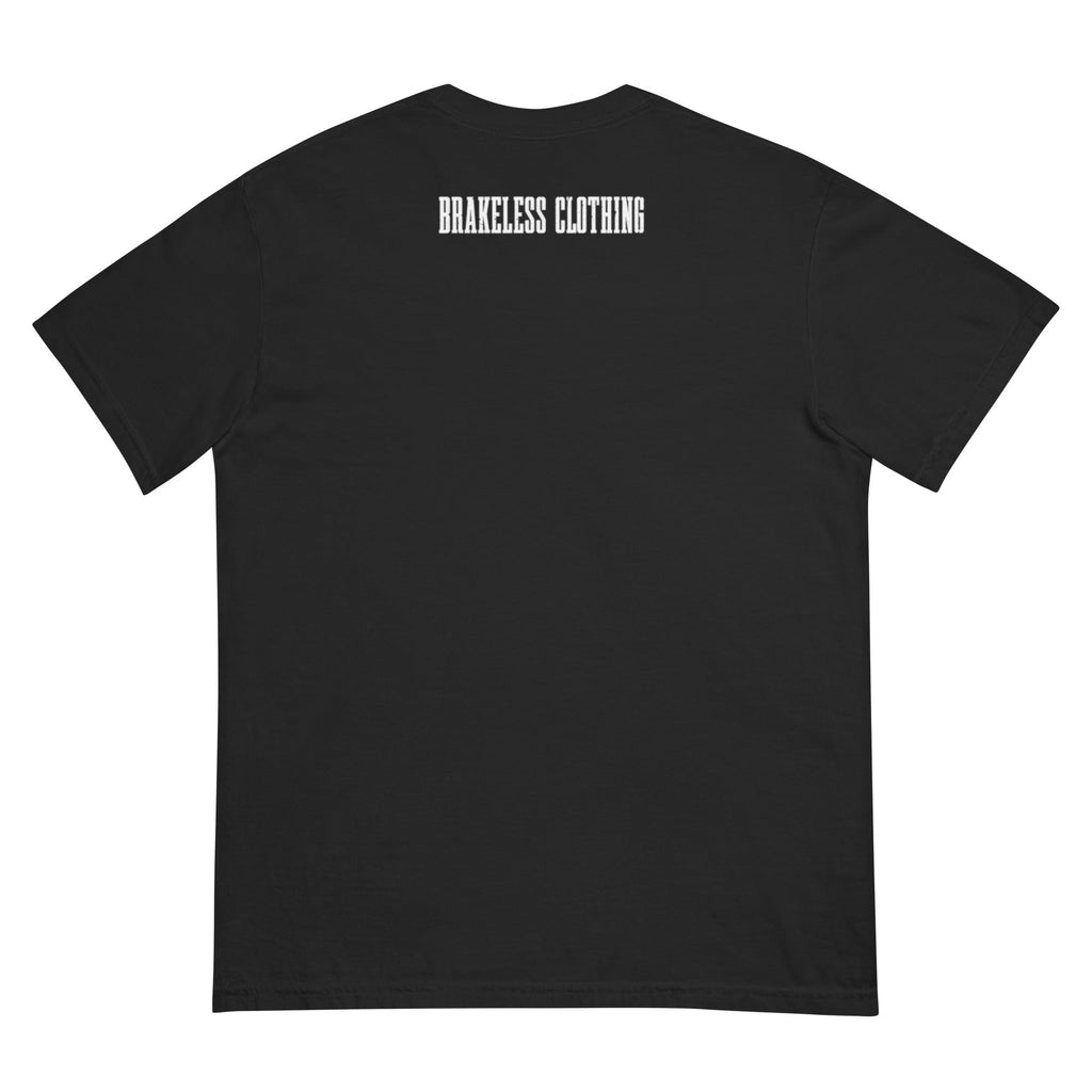 FRONT WHEEL UP - (Unisex garment-dyed heavyweight t-shirt) - Loose Fit - BRAKELESS