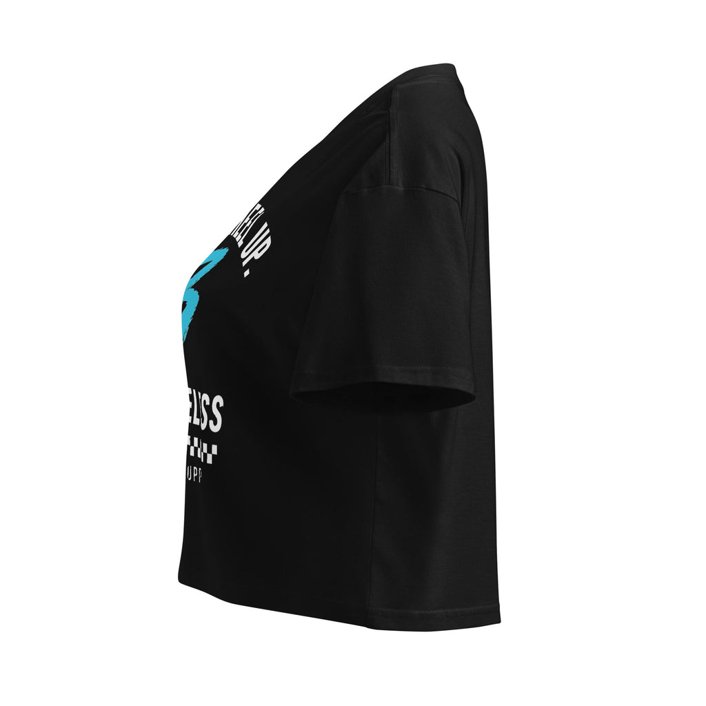FRONT WHEEL UP - Women’s crop top - BRAKELESS