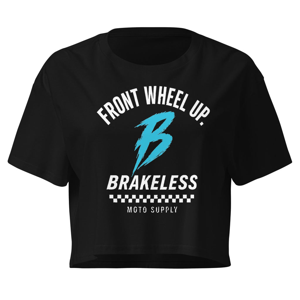 FRONT WHEEL UP - Women’s crop top - BRAKELESS