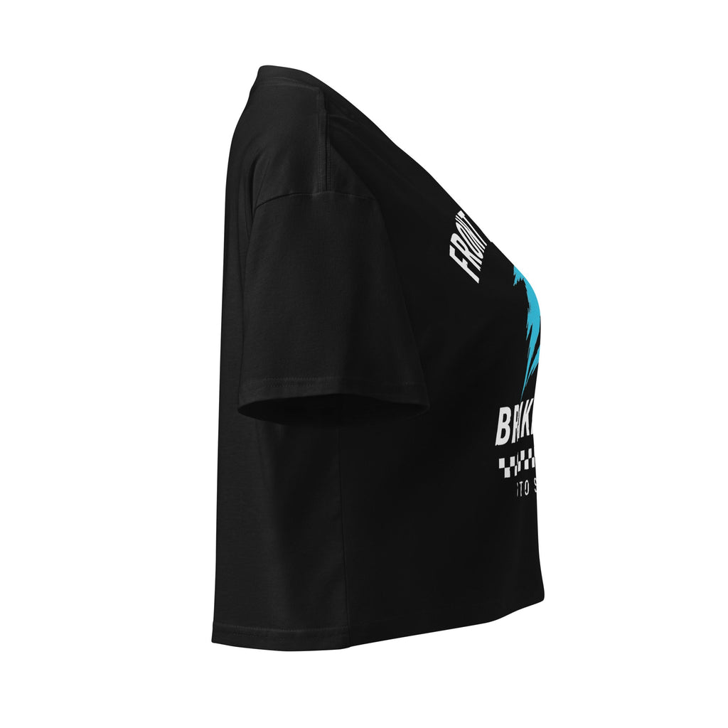FRONT WHEEL UP - Women’s crop top - BRAKELESS