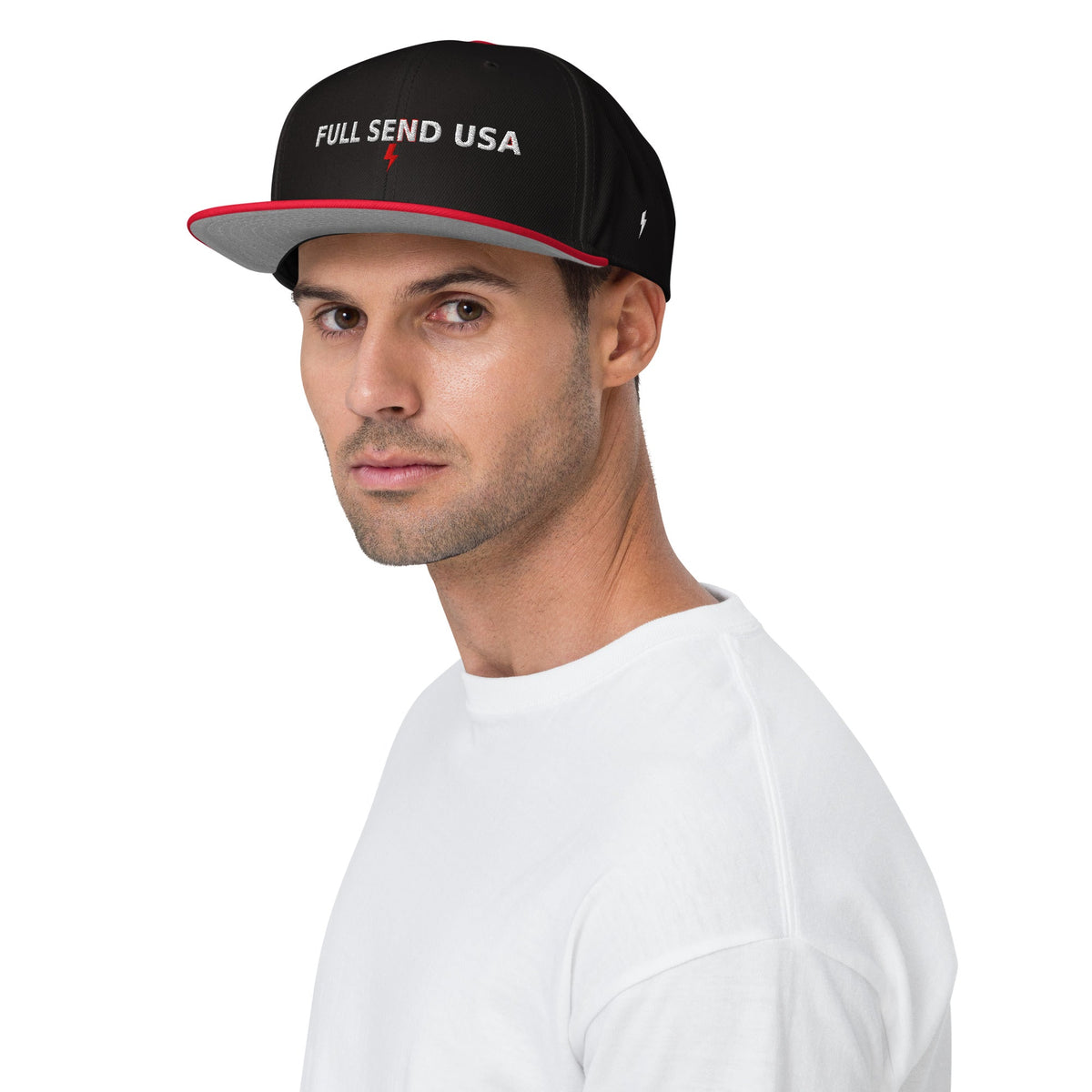 FULL SEND USA - BRAKELESS Snapback Hat - BRAKELESS