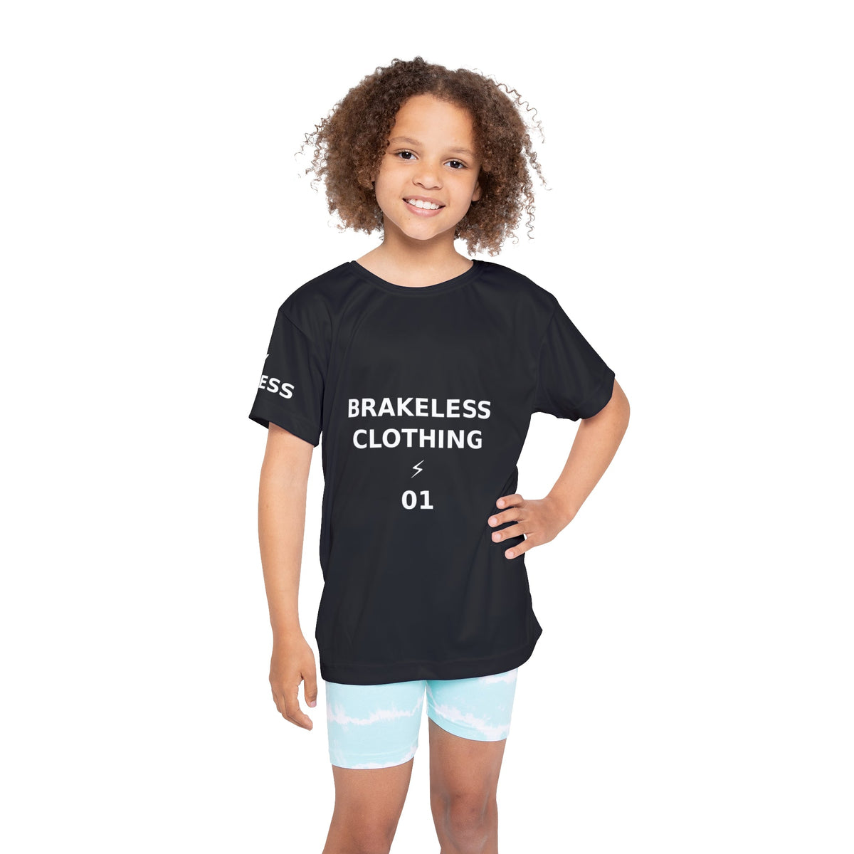 Kids Sports Jersey - ALL GAS. NO BRAKES. MINI RIDER JERSEY 01. - All Over Prints - BRAKELESS