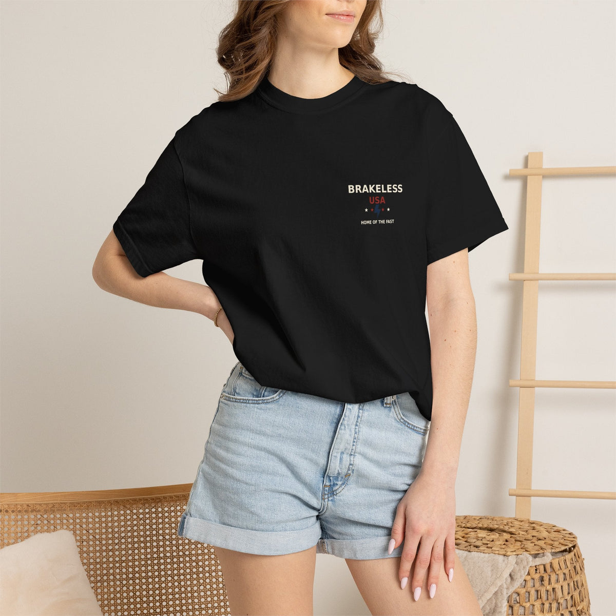 LAND OF THE FREE. HOME OF THE FAST. TEE - T-Shirt - BRAKELESS