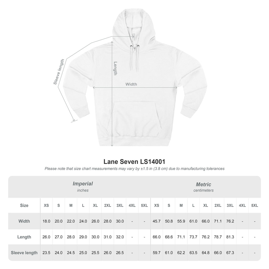 Pit Crew Midweight Hoodie – Vintage Print on the Back - Hoodie - BRAKELESS