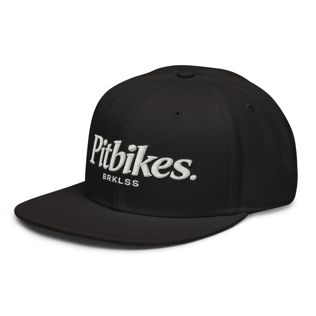 PITBIKES. Snapback Hat - BRAKELESS