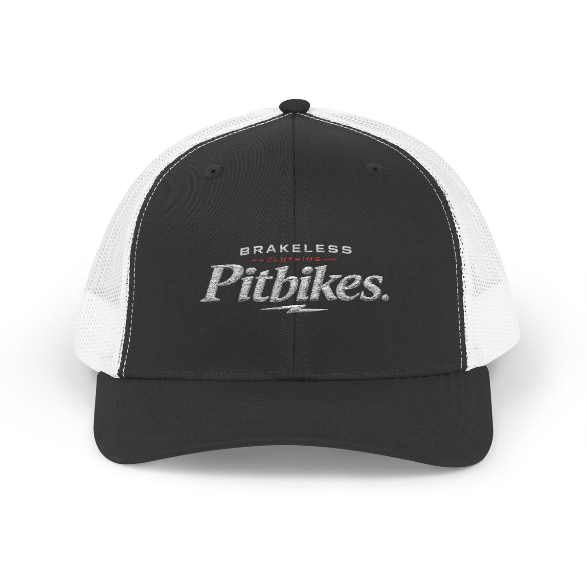 Pitbikes Trucker Cap — Brakeless Vintage Snapback - Hats - BRAKELESS