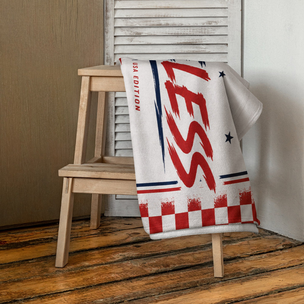 PROUD TO BE A BRAKELESS AMERICAN - BEACH TOWEL - BRAKELESS