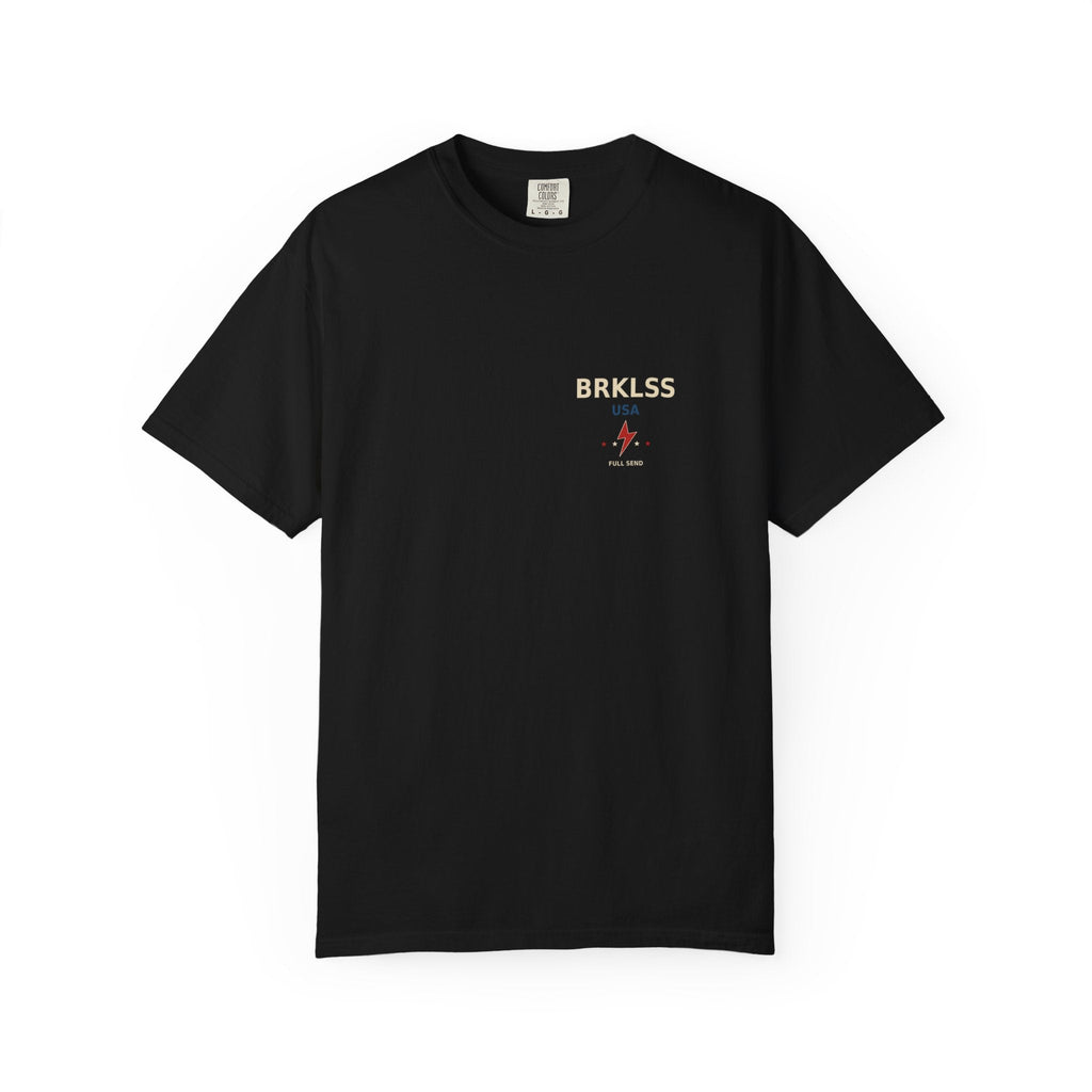 Red, White & Reckless - BRAKELESS T-Shirt (Distressed Vintage Print) - T-Shirt - BRAKELESS