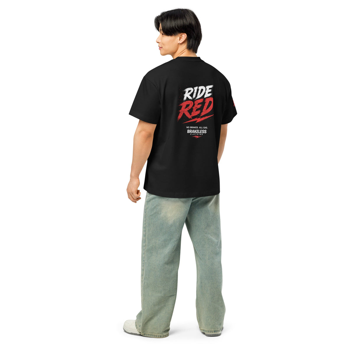 RIDE RED BOX T-SHIRT - RIDE BRAKELESS TEE (100% cotton) - BRAKELESS