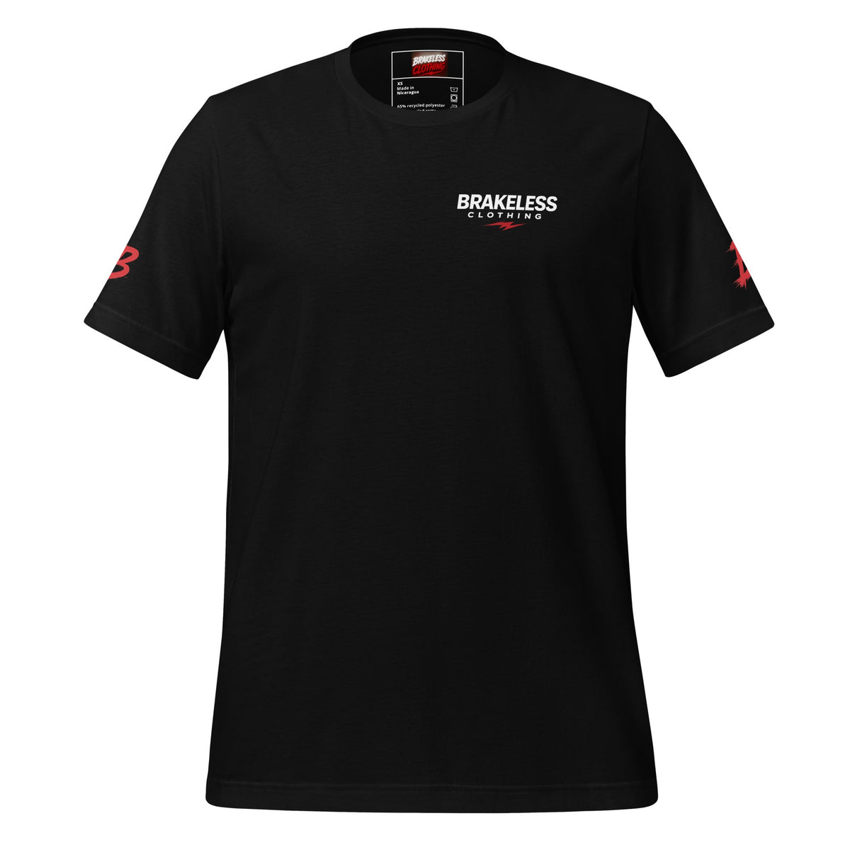RIDE RED BRAKELESS T-SHIRT (65% polyester) - BRAKELESS