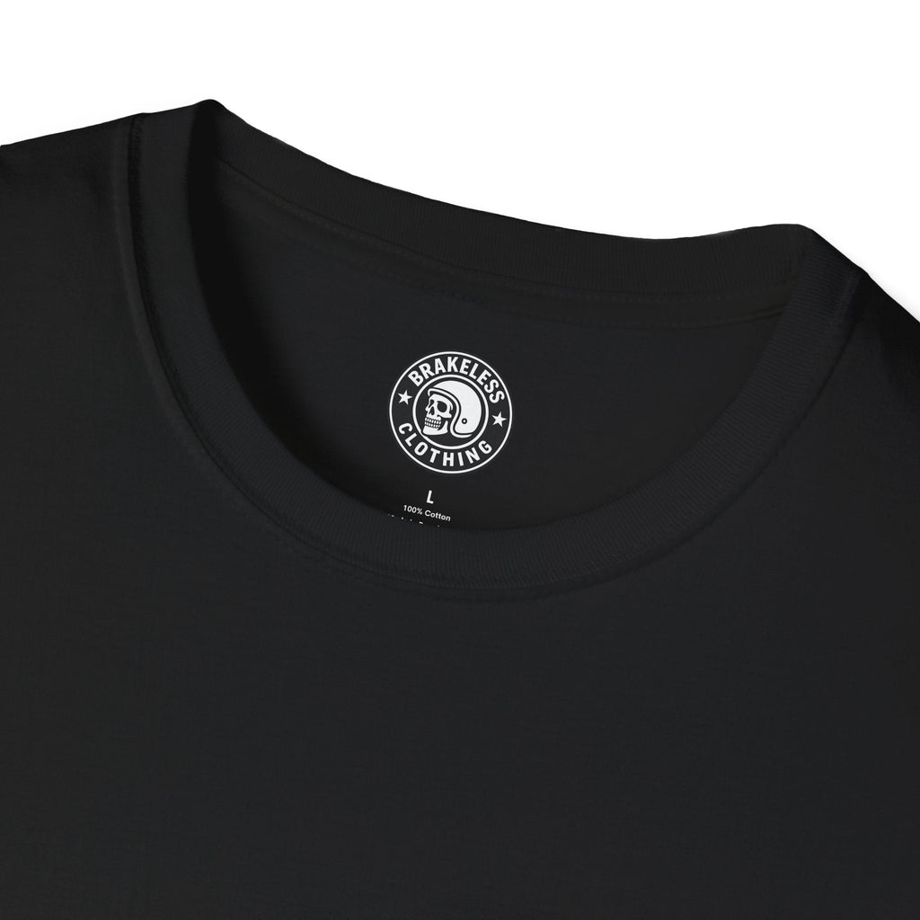 Skate T-Shirt — "Brakeless" "No Brakes Just Skate" - T-Shirt - BRAKELESS
