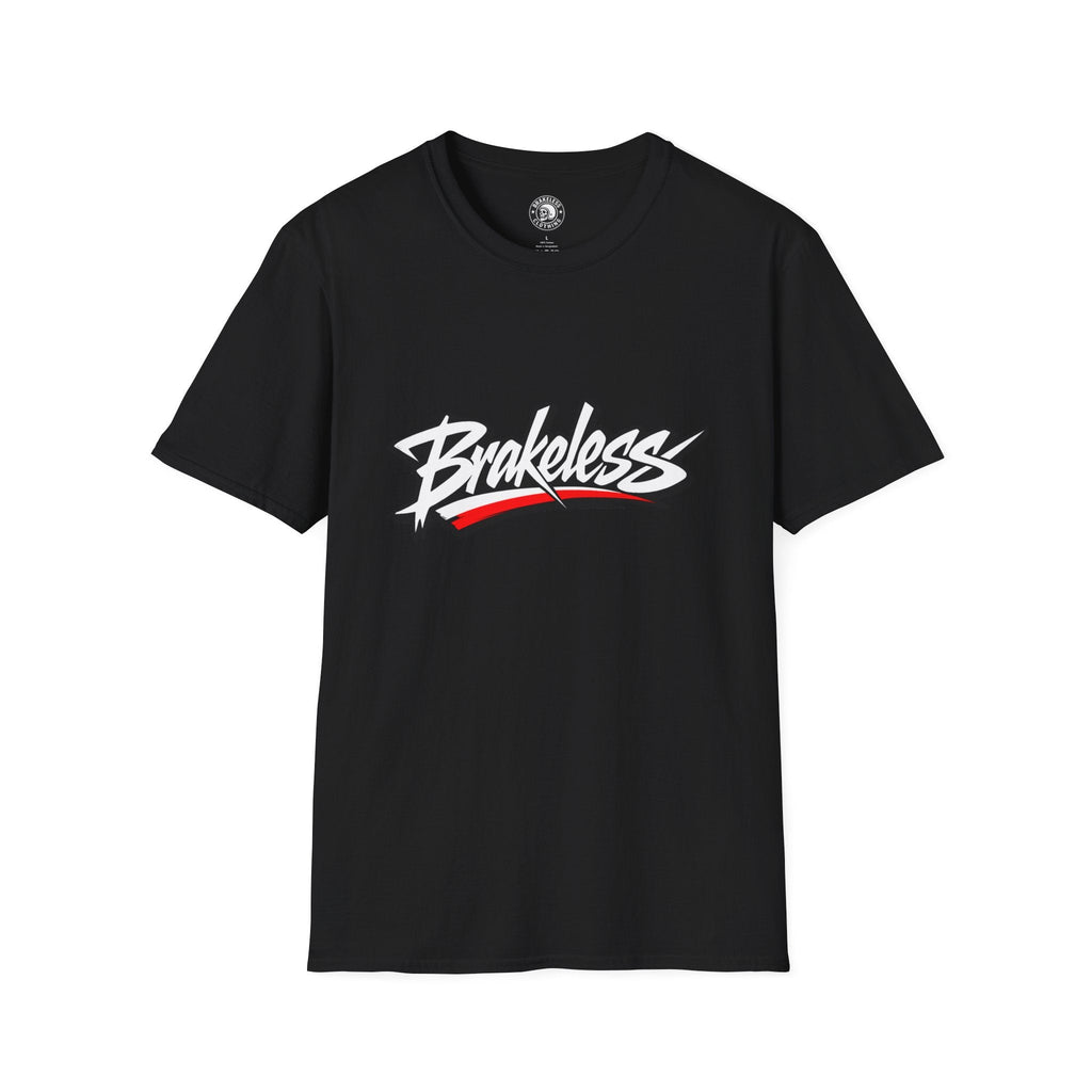 Skate T-Shirt — "Brakeless" "No Brakes Just Skate" - T-Shirt - BRAKELESS
