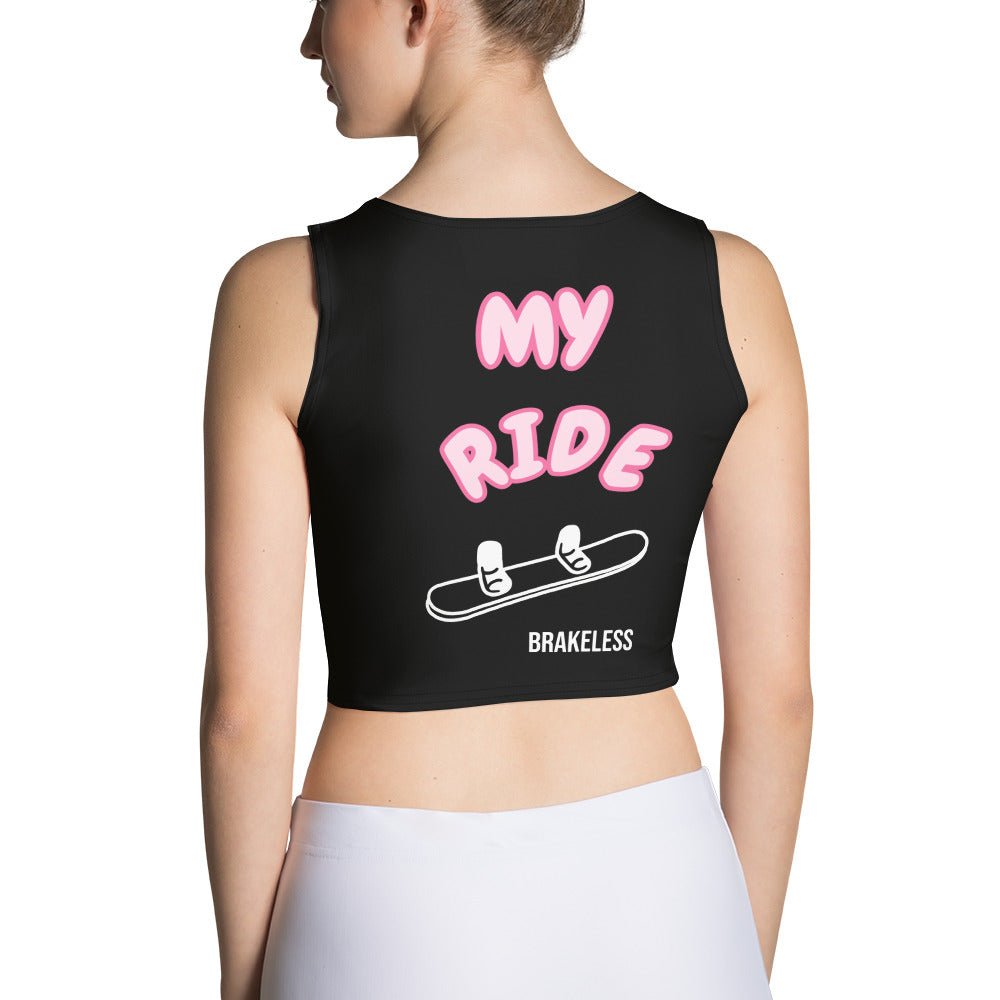 Slide my Ride Snowboard Crop Top - BRAKELESS