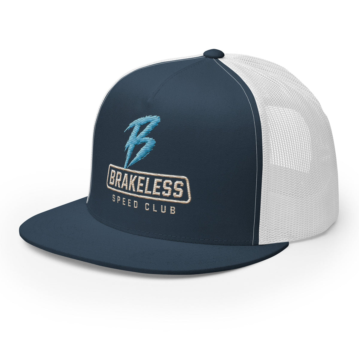 Speed Club Blue 'B' - Trucker Cap (Mult. Hat Colors) - BRAKELESS