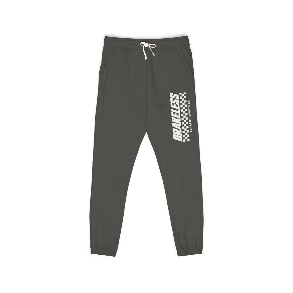 Sweatpants — 'BRAKELESS EXTREME SPORTS CO.' Fleece Joggers - Trousers - BRAKELESS