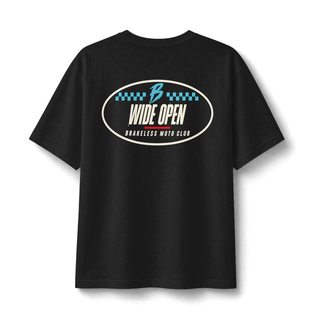 Wide Open Brakeless Moto Club Tee — Unisex - T-Shirt - BRAKELESS